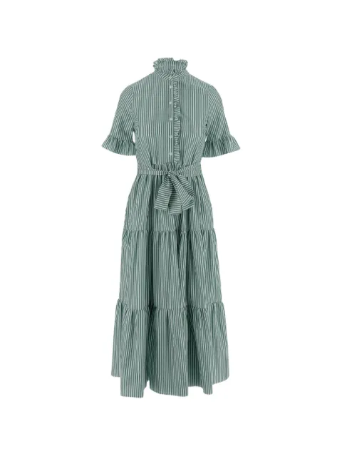F.It striped-pattern dress Green 439448510132