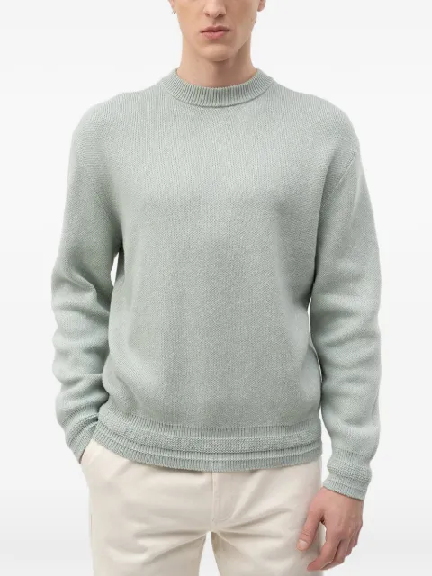 BOSS crew-neck sweater Green 50555856