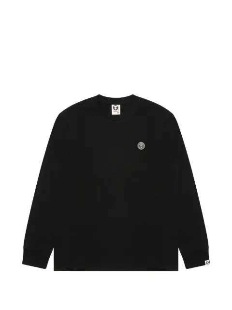 AAPE BY *A BATHING APE® long-sleeve T-shirt Black ALT1925XXQ