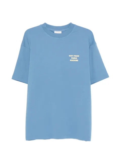Drôle De Monsieur short-sleeve T-shirt Blue KTS203CO002ATBL