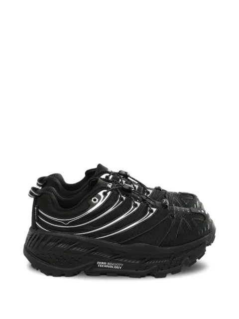 HOKA Stinson Evo Gtx silver-detail sneakers Black 1173890