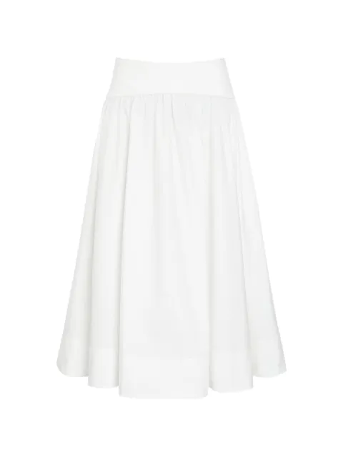ZIMMERMANN gathered mid skirt White 8854SS26R
