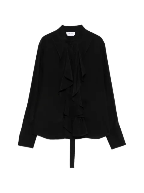 Alexander McQueen ruffled-detail blouse Black 857844QBADT