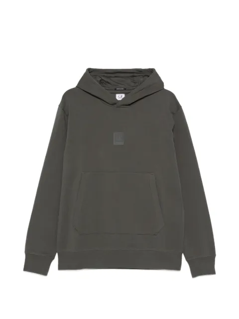 C.P. Company logo-detail hoodie Grey 20CLSS009A006452W921