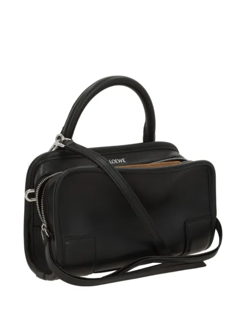 LOEWE Small Amazona 180 leather tote bag Black A039AS4X01