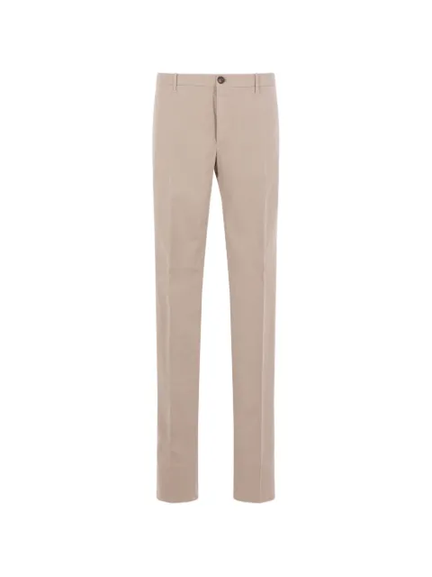 Incotex pressed-crease trousers Neutrals 1W00849098C425