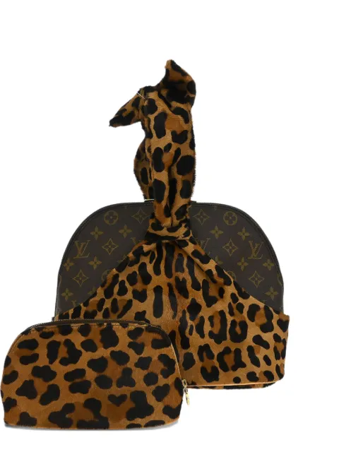 Louis Vuitton Pre-Owned 1996 Azzedine Alaia Alma leopard-print tote bag Brown 125512