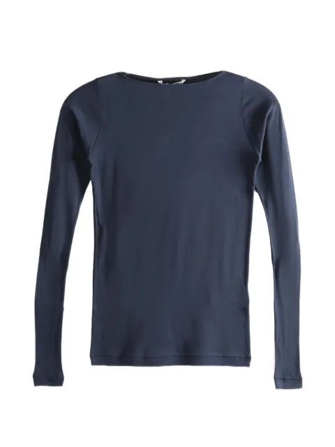 Auralee long-sleeve T-shirt Blue A00T05HF