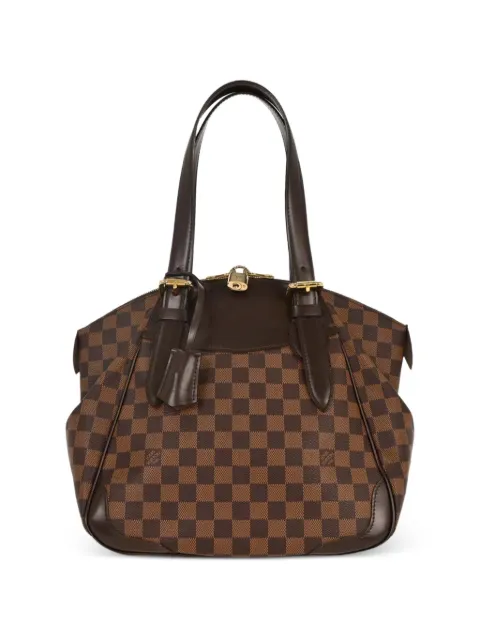 Louis Vuitton Pre-Owned 2001 MM Verona Damier Ebène tote bag Brown 116699