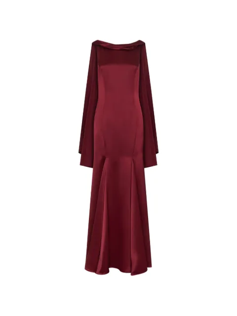 Nicholas Nicolette cowl-neck maxi dress Red H25D2820AB
