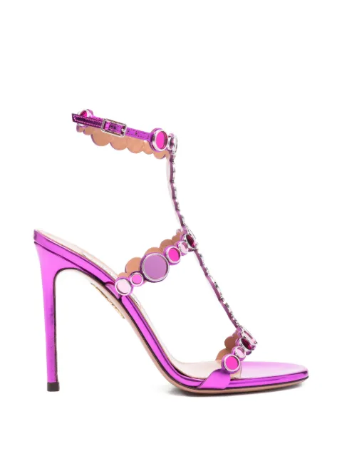 Aquazzura embellished sandals Pink AGWHIGS0SSYAZL