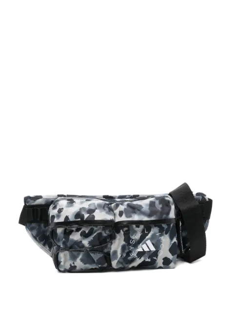 adidas by Stella McCartney logo-print belt bag Grey KF3541
