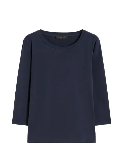 Max Mara three-quarter sleeve T-shirt Blue 2615971011600