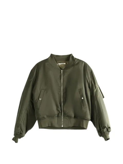 Auralee zip-up bomber jacket Green A26SB01AR