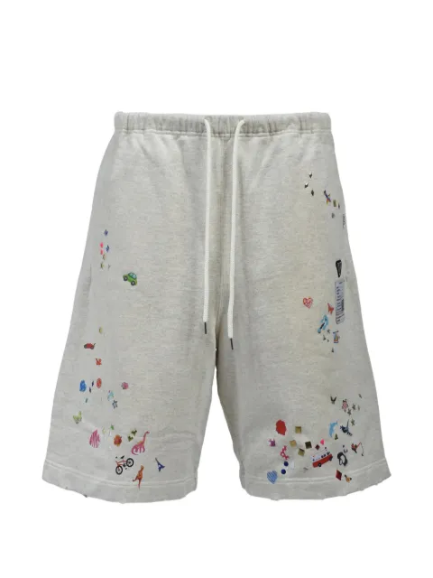 Maison MIHARA YASUHIRO Sticker shorts Grey J16SP733WHT