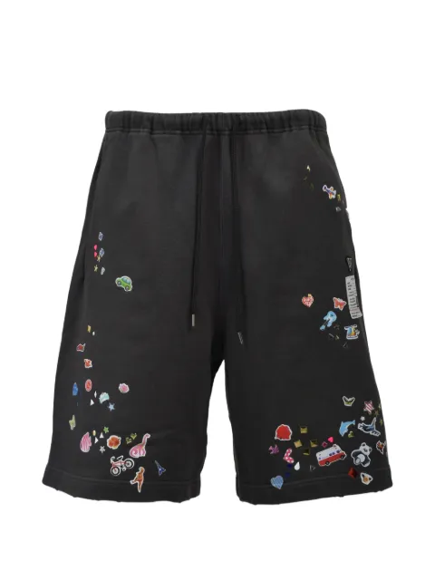 Maison MIHARA YASUHIRO Sticker shorts Black J16SP733