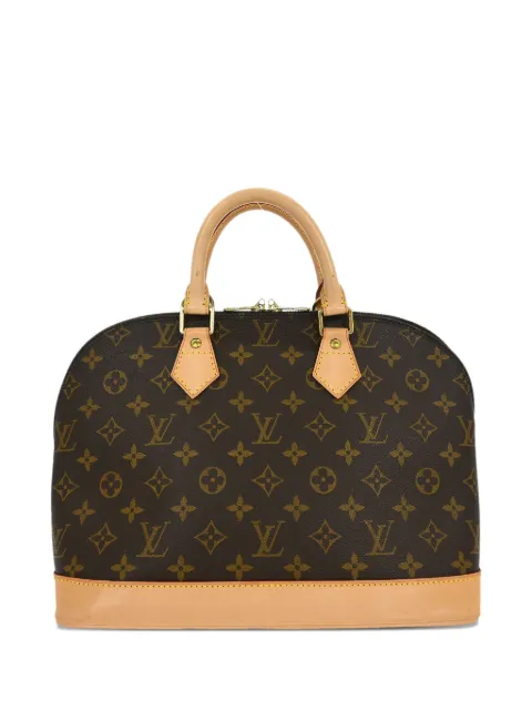 Louis Vuitton Pre-Owned 2001 Alma Monogram canvas top-handle tote bag Brown 116399