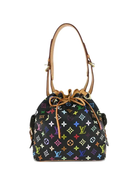 Louis Vuitton Pre-Owned x Takashi Murakami 2006 petite Noe Monogram Multicolour tote bag Black 116434
