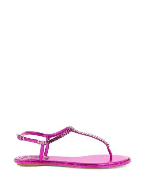 René Caovilla Diana open-toe leather sandals Pink C12730010R0013037