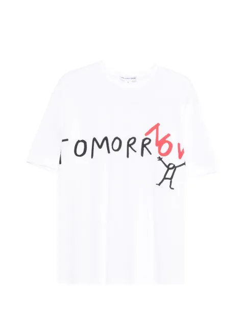 Comme Des Garçons Shirt graphic-print T-shirt White FQT032