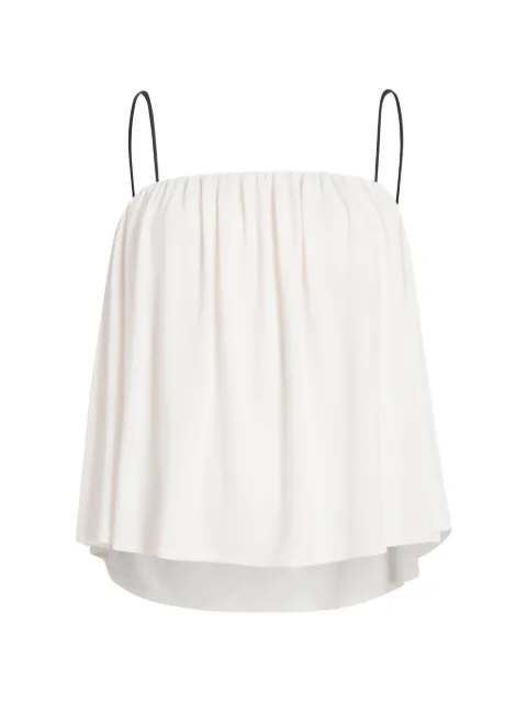 Proenza Schouler White Label Vanna gathered strap blouse White WL2624633JY127