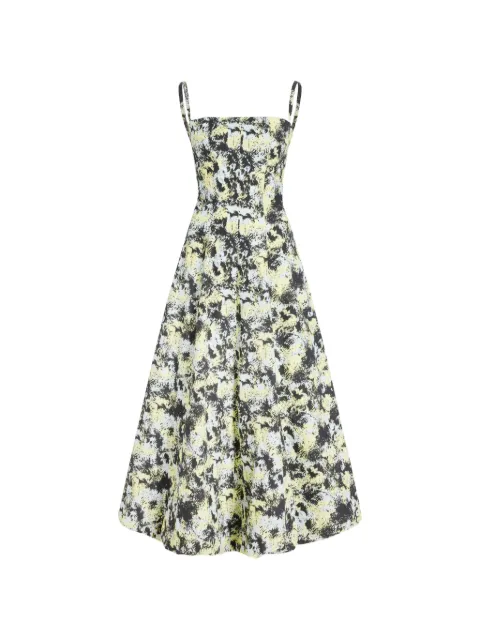 Proenza Schouler White Label Tulah printed dress Blue WL2623650SC095