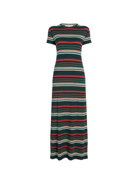 Proenza Schouler White Label Noelle striped jersey maxi dress Green WL2633449JYP077