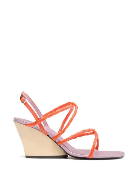 Proenza Schouler Twist Slant sandals Purple SH263133G002A