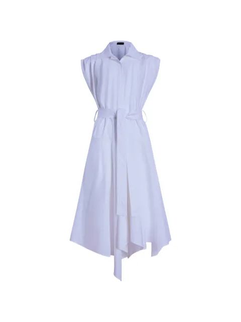 Proenza Schouler Adinna belt cotton midi dress Purple R2623026SC140