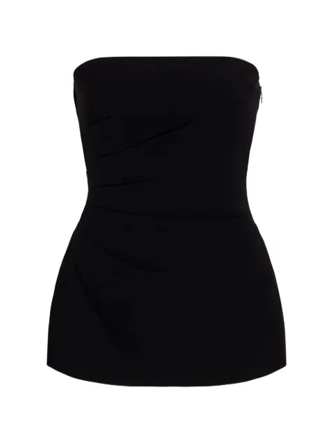 Proenza Schouler Damea draped strapless top Black R2624018BY116