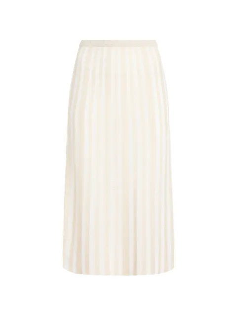 Proenza Schouler White Label Isley rib-knit midi skirt Neutrals WL2637718KC155