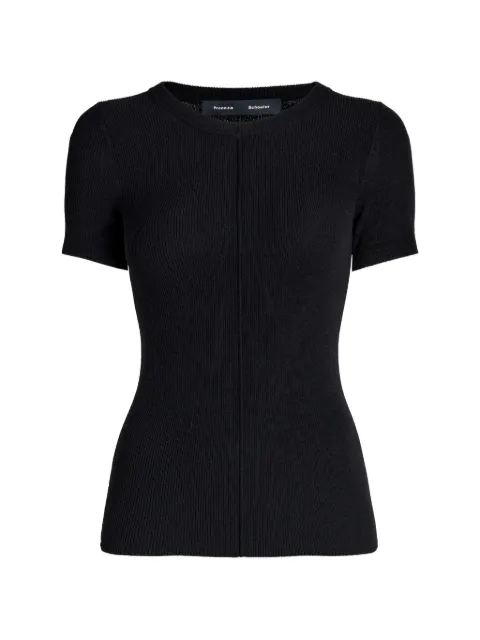 Proenza Schouler Sky ribbed T-shirt Black R2627153KY430