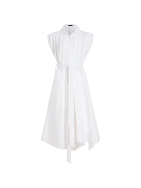 Proenza Schouler Adinna belted midi shirt dress White R2623026SC140