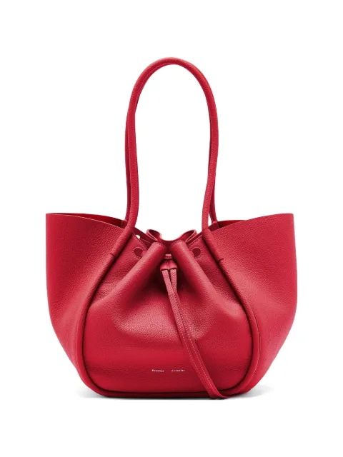 Proenza Schouler large Ruched tote bag Red HB253105C533P