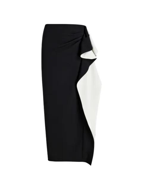 Proenza Schouler Cella ruffled maxi skirt Black R2625005BY116