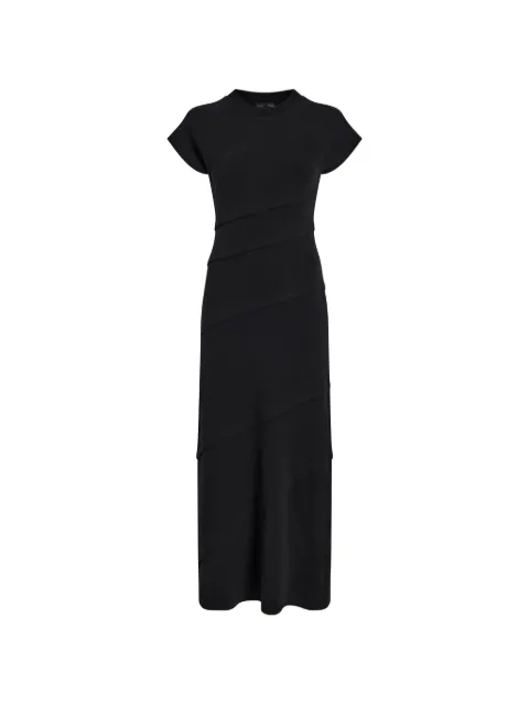 Proenza Schouler Hilma tiered jersey midi dress Black R2633008JCD146