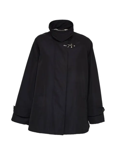 Fay Caban hook-closure jacket Black NAW13523130YDR