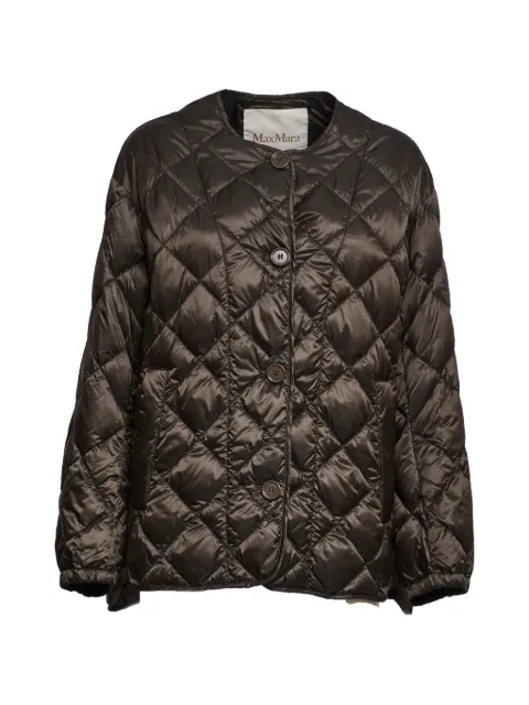 Max Mara quilted button jacket Brown 2619481074600