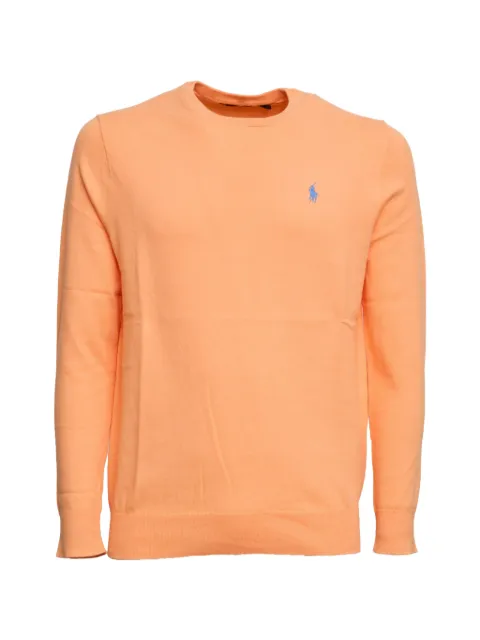 Polo Ralph Lauren embroidered slim-fit sweater Orange 710890558514