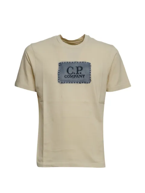 C.P. Company short sleeve logo T-shirt Neutrals 20CMTS294A005431G114