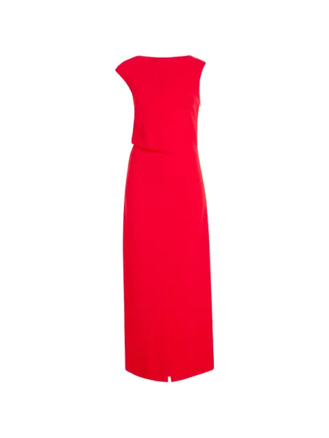 Proenza Schouler Damea matte crepe midi dress Red R2623010BY116