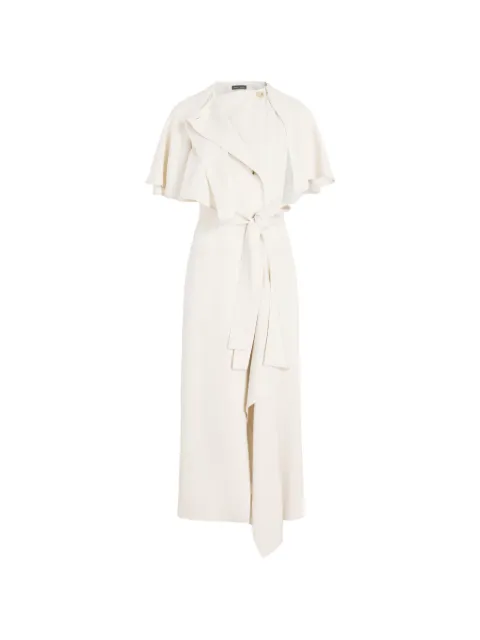 Proenza Schouler Isolde tie belt midi dress Neutrals R2623013BY372