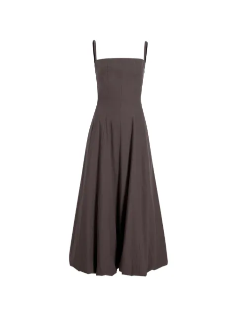 Proenza Schouler White Label Ella square-neck dress Brown WL2623650SC141