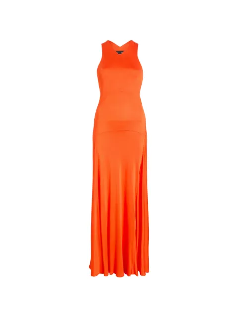 Proenza Schouler Naia V-neck maxi dress Orange R2633007JY139