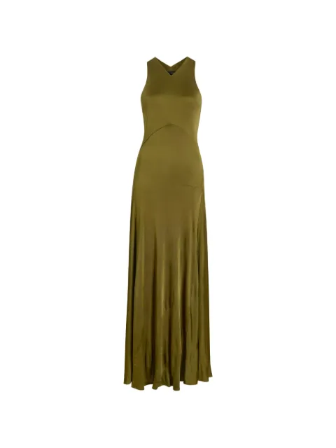 Proenza Schouler Naia V-neck maxi dress Green R2633007JY139D