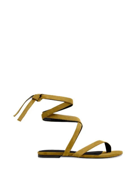 Proenza Schouler Tee wrap sandals Green SH262120G004FR