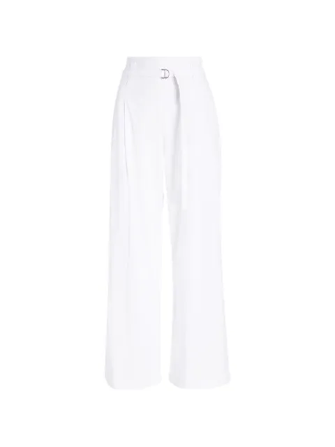 Proenza Schouler White Label Raver belted poplin trousers White WL2636321SC097