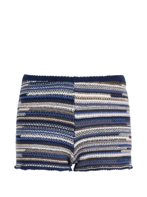 Proenza Schouler White Label Jenna knit shorts Blue WL2627749KL005