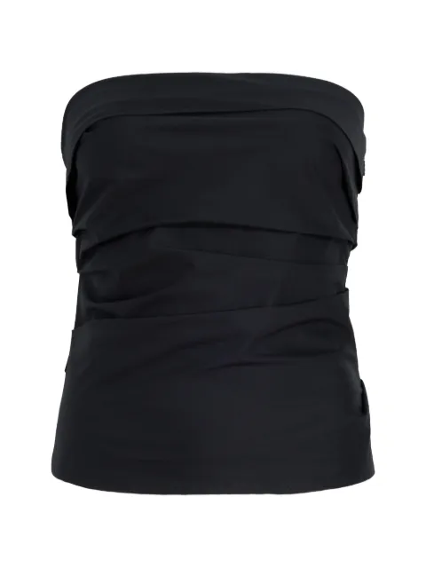 Proenza Schouler White Label Maisy strapless top Black WL2634653SC097