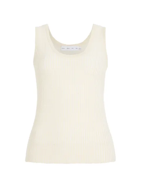 Proenza Schouler White Label Lennox ribbed-knit top Neutrals WL2637717KC155